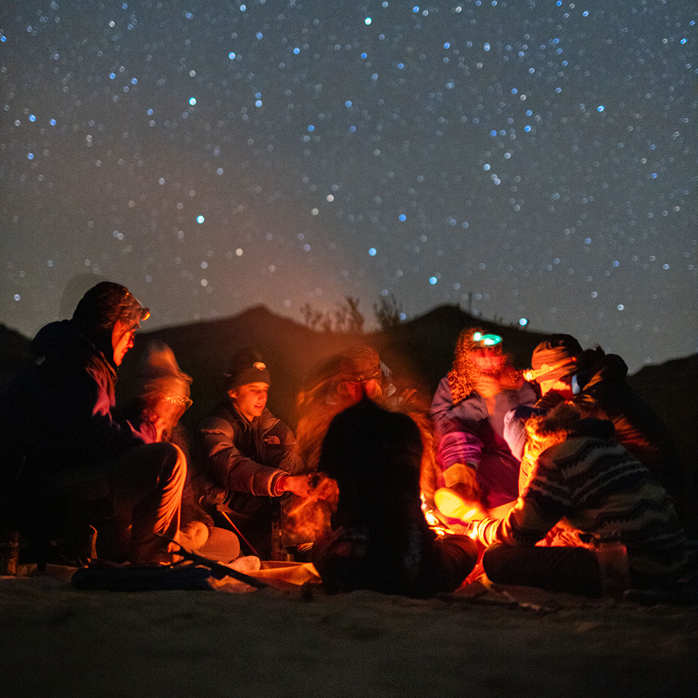 San Juan W&C 2024 Campfire Under Night Sky